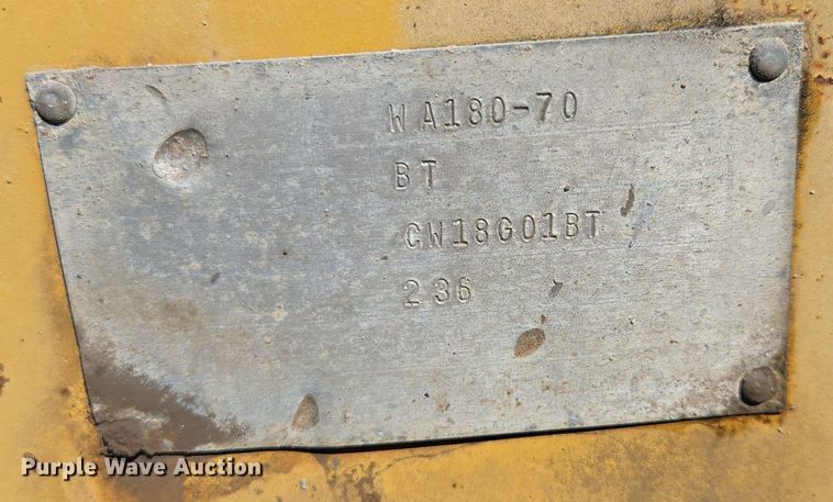 image for item EE8588 1995 Komatsu  WA180-1 wheel loader