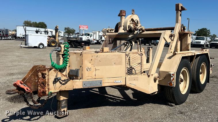 image for item EG1118 1980 Hycaloader reel trailer