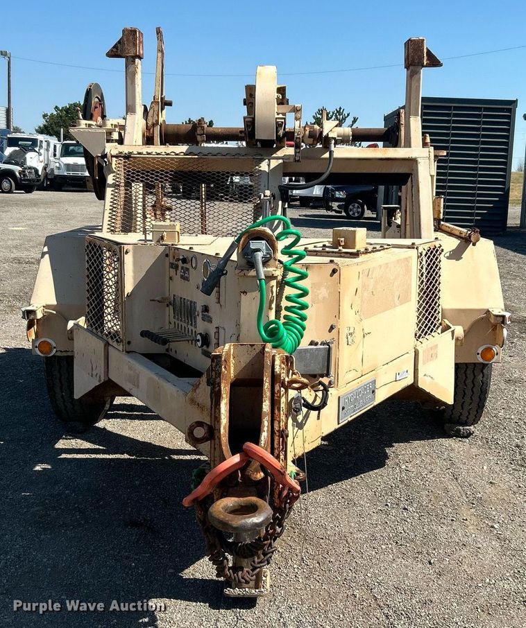 image for item EG1118 1980 Hycaloader reel trailer