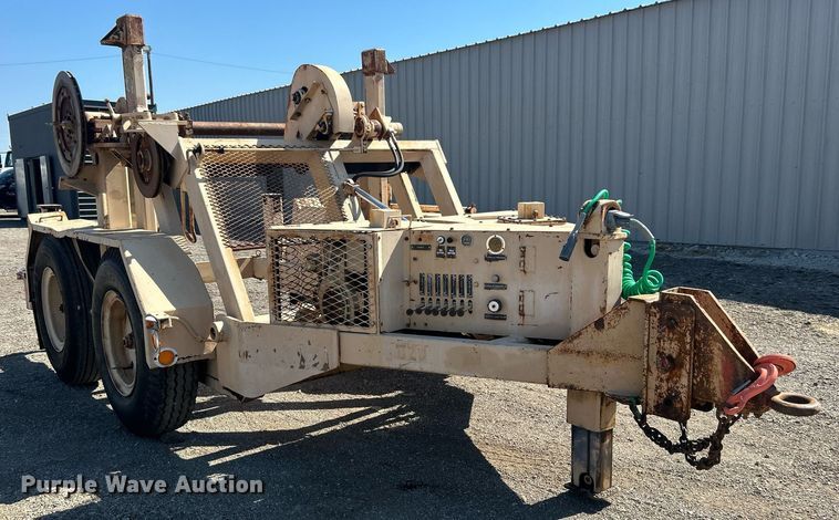 image for item EG1118 1980 Hycaloader reel trailer