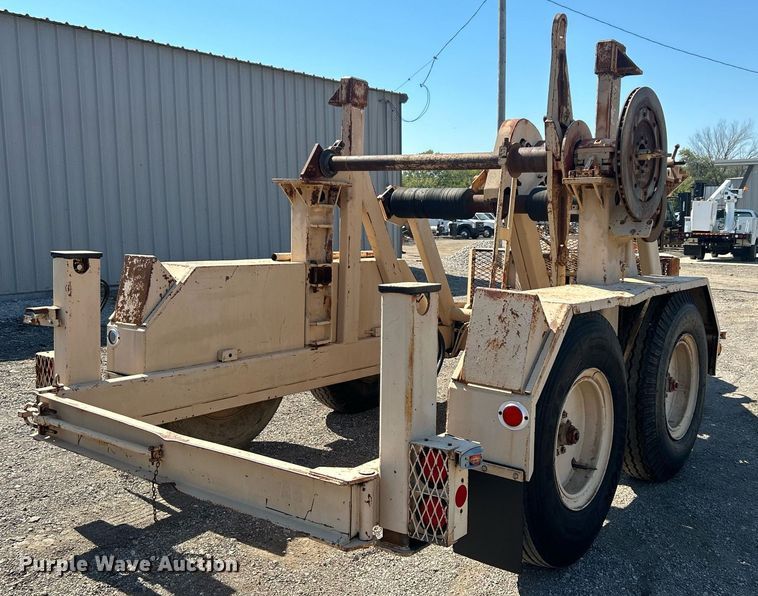 image for item EG1118 1980 Hycaloader reel trailer