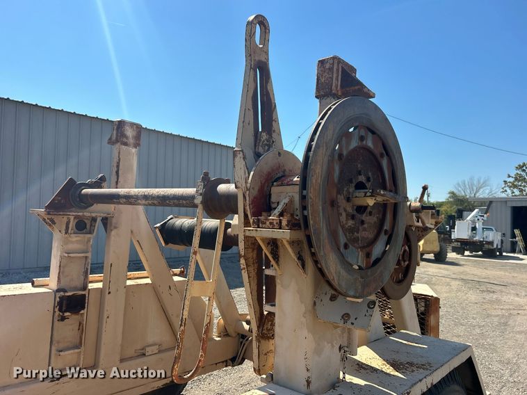 image for item EG1118 1980 Hycaloader reel trailer