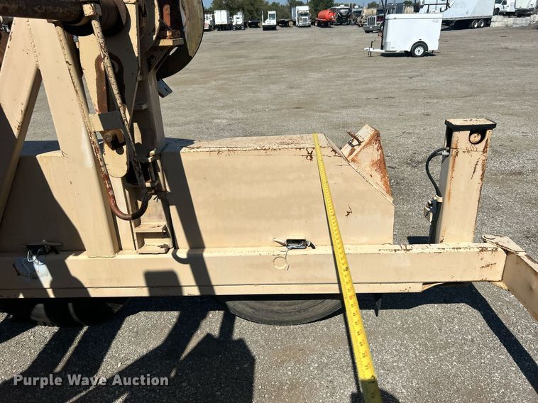 image for item EG1118 1980 Hycaloader reel trailer