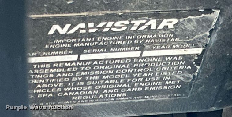 image for item EG1132 2009 International  7500 Crew Cab crane truck