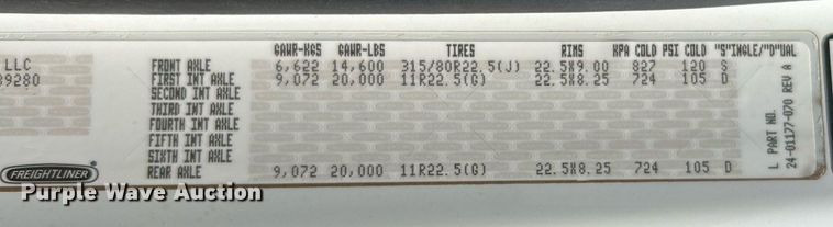 image for item EG1135 2007 Freightliner  Business Class M2 crane truck