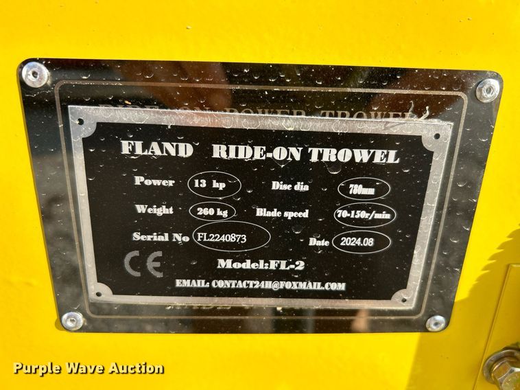 image for item EG7849 2024 Fland FL-2 power trowel