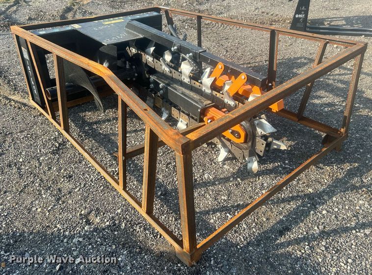 image for item EG7854 2024 Mower King ECSSCT72 skid steer trencher