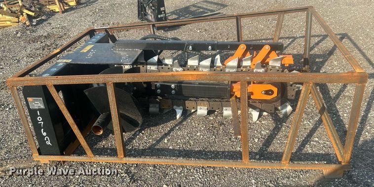 image for item EG7854 2024 Mower King ECSSCT72 skid steer trencher