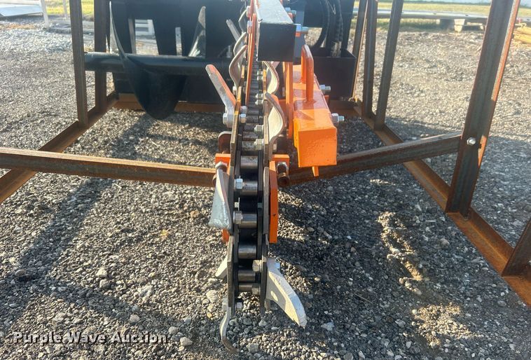 image for item EG7854 2024 Mower King ECSSCT72 skid steer trencher