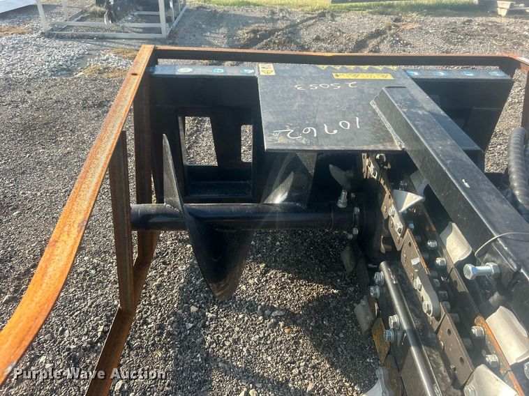 image for item EG7854 2024 Mower King ECSSCT72 skid steer trencher