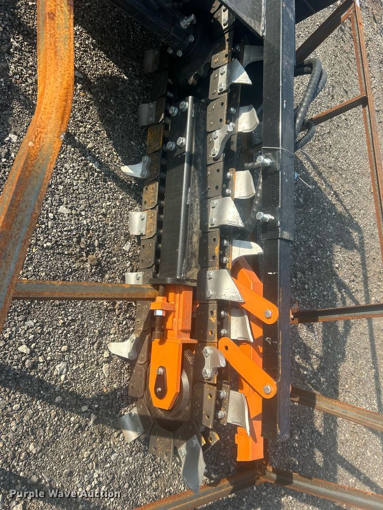 image for item EG7854 2024 Mower King ECSSCT72 skid steer trencher