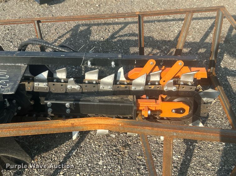 image for item EG7854 2024 Mower King ECSSCT72 skid steer trencher