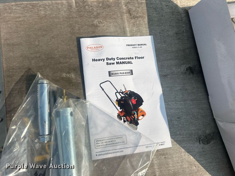 image for item EG7855 2024 Paladin PLD-Q300 concrete saw