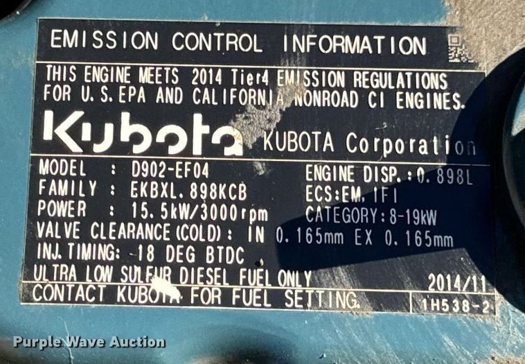 image for item EH7086 2015 Wacker Neuson RTSC3 trench compactor