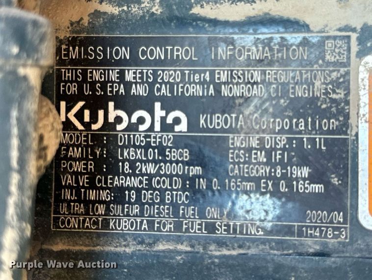 image for item EH7087 2020 Ditch Witch SK800 compact utility loader