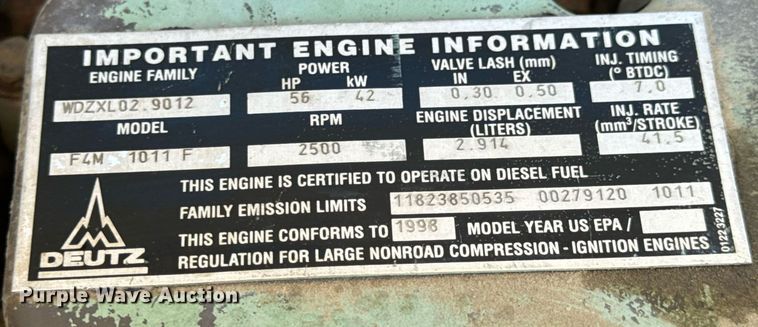image for item EH7088 Bomag BW142D-2 single drum vibratory roller