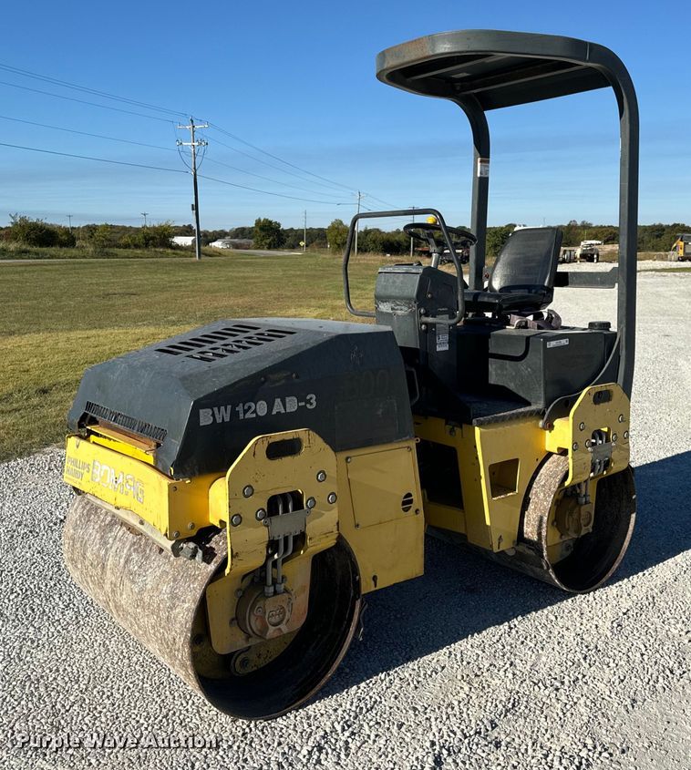 image for item EH7089 2001 Bomag BW120AD-3 double drum vibratory roller