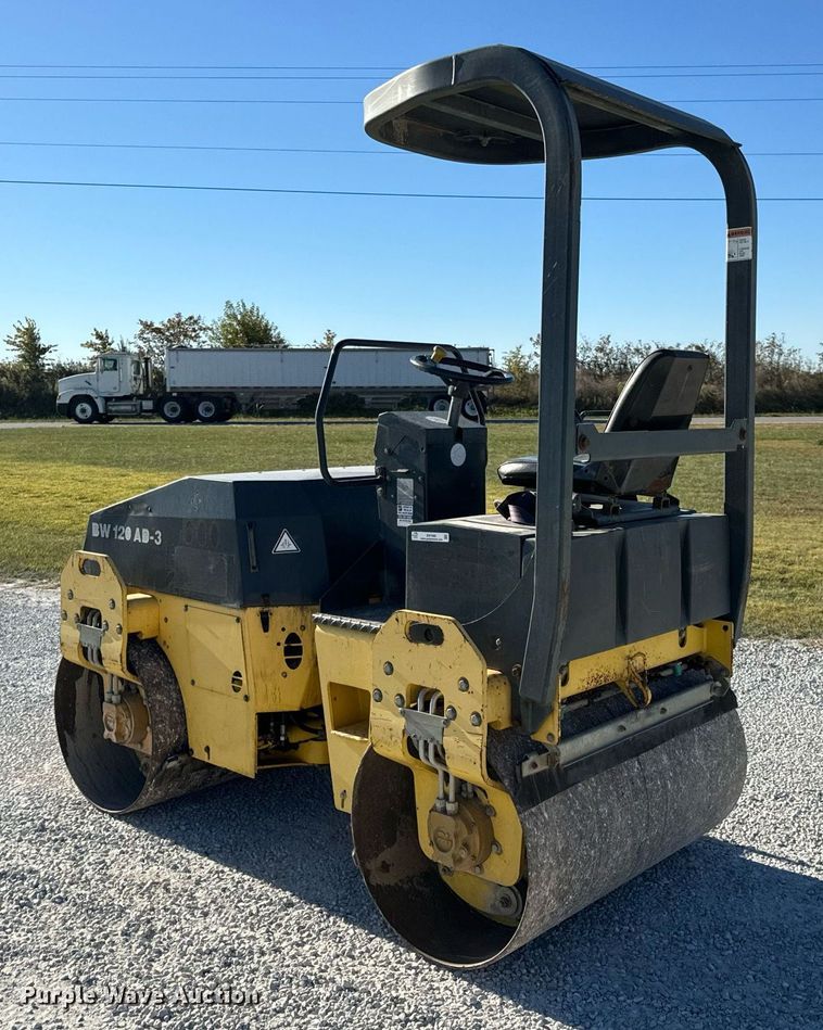 image for item EH7089 2001 Bomag BW120AD-3 double drum vibratory roller