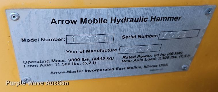 image for item EI8425 Arrow 1350T hammer