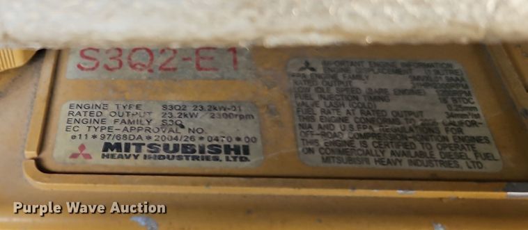 image for item EI8437 2006 Caterpillar 303C CR mini excavator