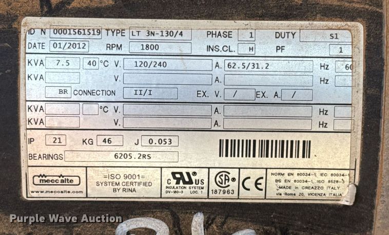 image for item EJ3102 Allmand Maxi-Lite SHO-HD light plant