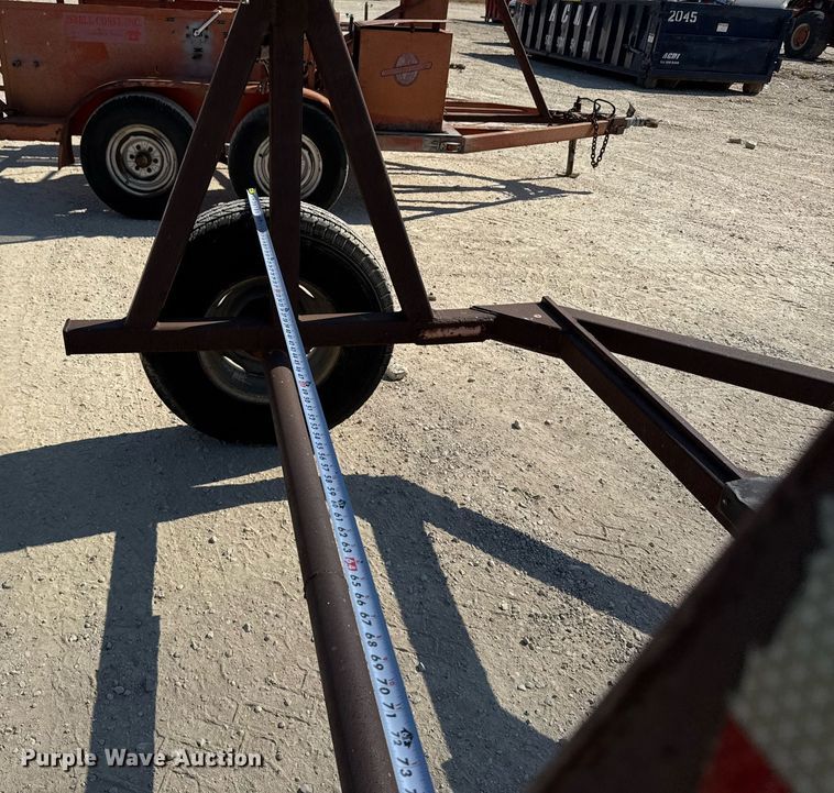 image for item EJ3109 Shop built reel trailer