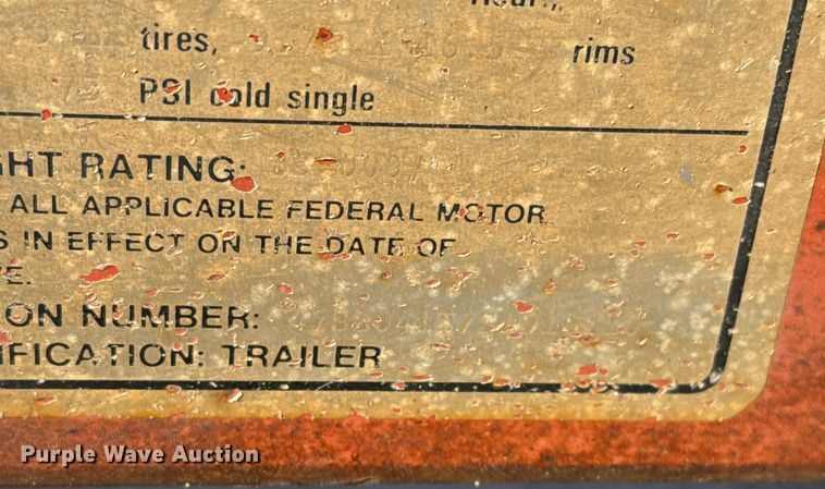 image for item EJ3111 1995 Redi haul reel trailer