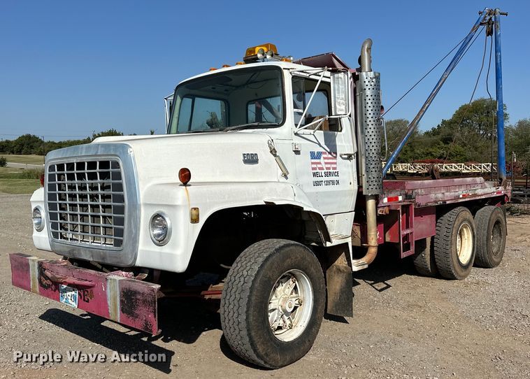 image for item EJ4853 1979 Ford winch truck