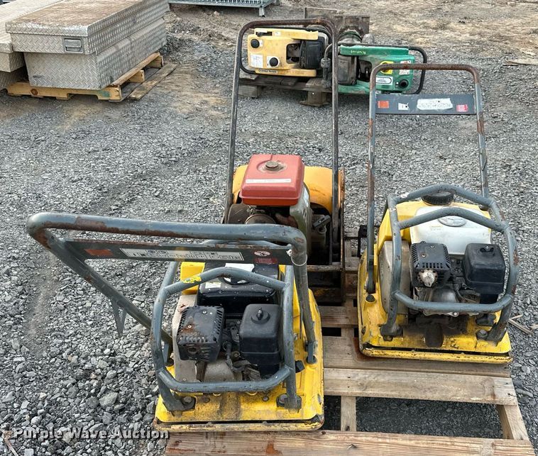 image for item EJ4921 (3) Wacker Neuson plate compactors
