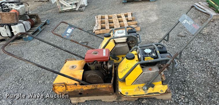 image for item EJ4921 (3) Wacker Neuson plate compactors