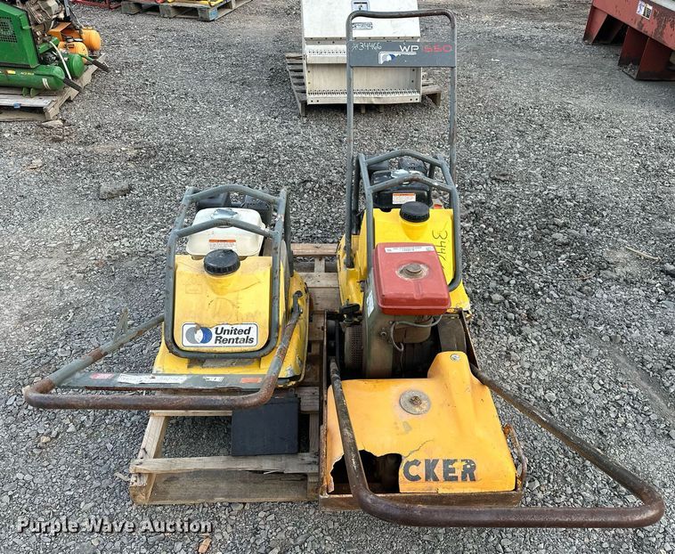 image for item EJ4921 (3) Wacker Neuson plate compactors