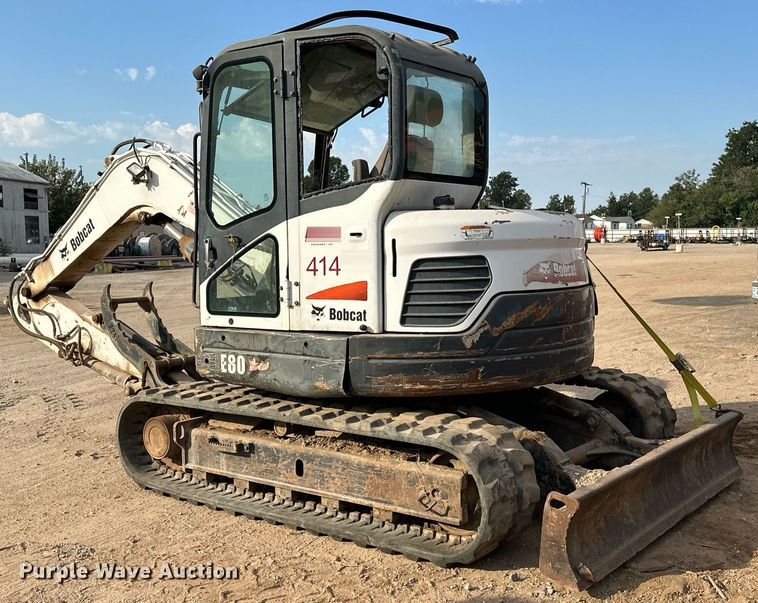 image for item EJ4929 2013 Bobcat  E80 mini excavator