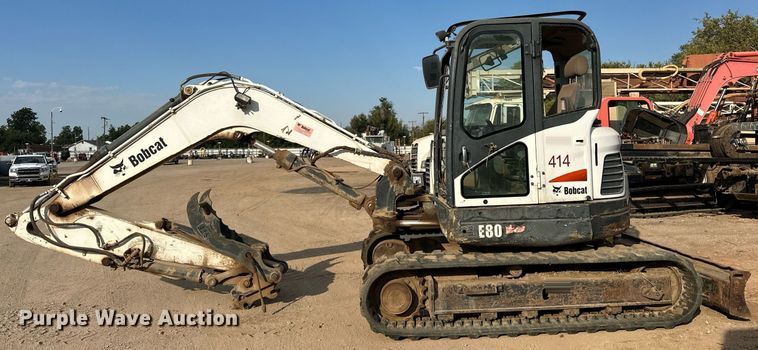 image for item EJ4929 2013 Bobcat  E80 mini excavator