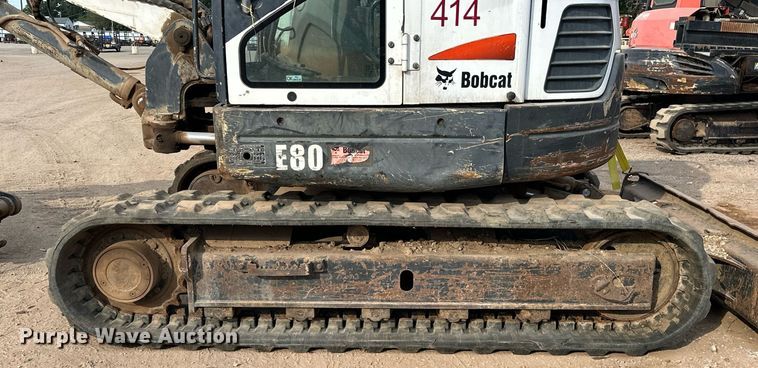 image for item EJ4929 2013 Bobcat  E80 mini excavator