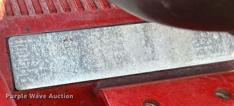 image for item EJ4978 2012 Freightliner Conventional  dump truck