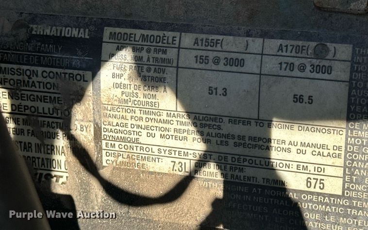 image for item EJ4998 1989 International  S1600 Crew Cab utility / service truck