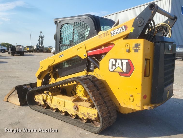 image for item EJ8046 2020 Caterpillar  299D3 tracked skid steer loader