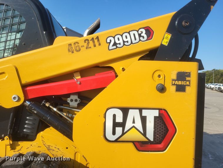 image for item EJ8046 2020 Caterpillar  299D3 tracked skid steer loader
