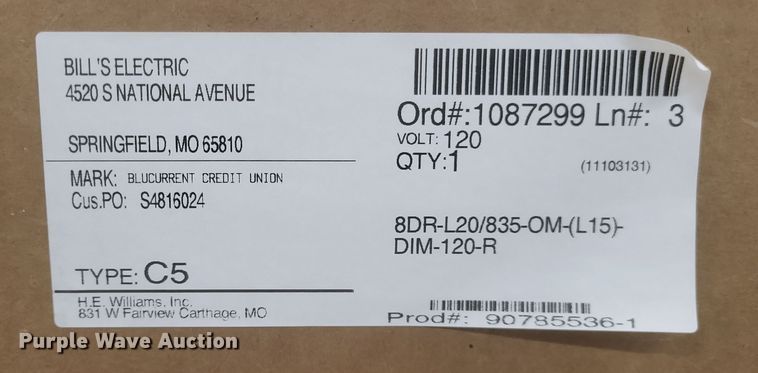 image for item EJ8050 Light fixtures 