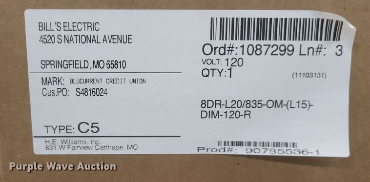 image for item EJ8050 Light fixtures 