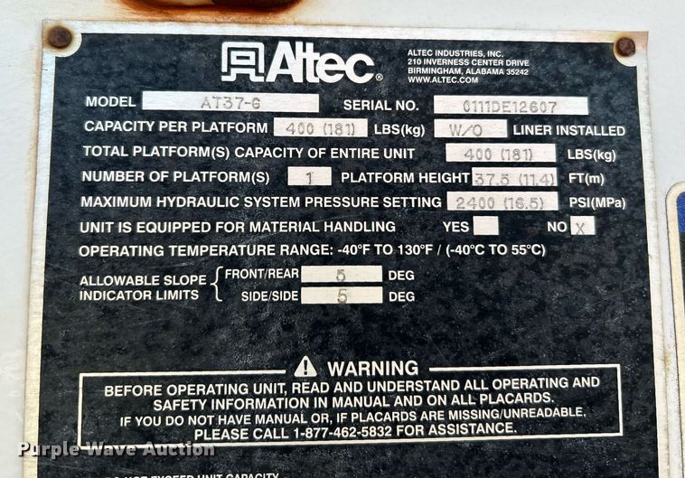 image for item EK3351 2011 Ford F550 Super Duty XL bucket truck