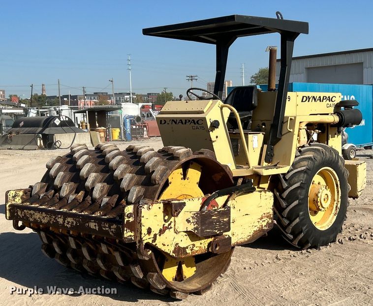 image for item EK3532 1985 Dynapac CA15 single drum vibratory roller