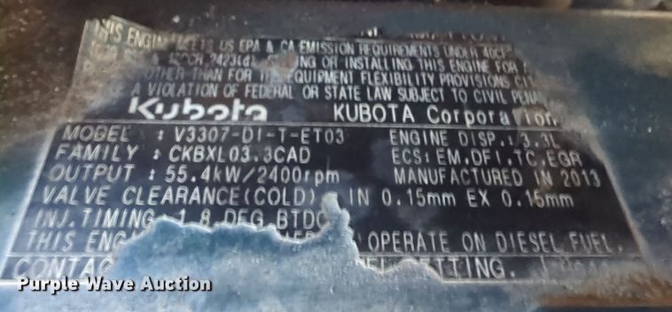 image for item EQ2278 2013 Bobcat S650 skid steer loader