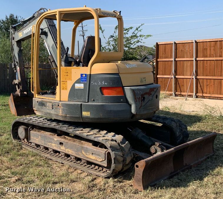 image for item JT9680 2012 Volvo ECR88 mini excavator