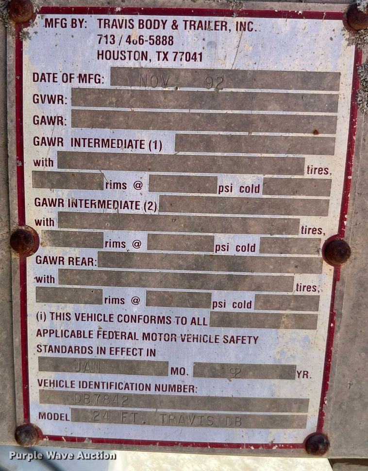 image for item LC9210 1992 Ford LTL9000 dump truck