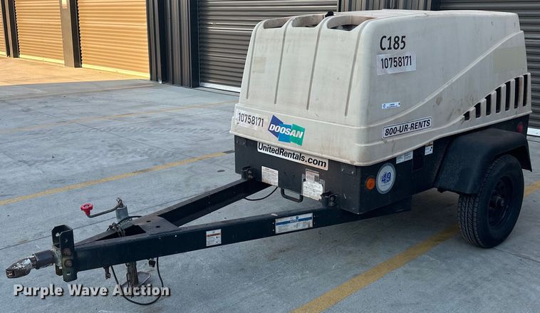 image for item LR9528 2018 Doosan  C185 air compressor