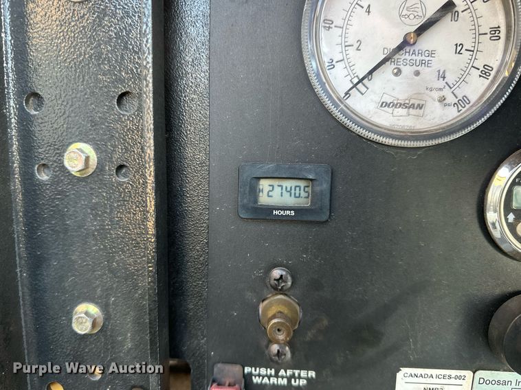 image for item LR9528 2018 Doosan  C185 air compressor