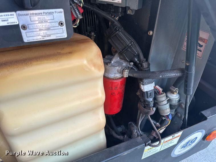 image for item LR9528 2018 Doosan  C185 air compressor