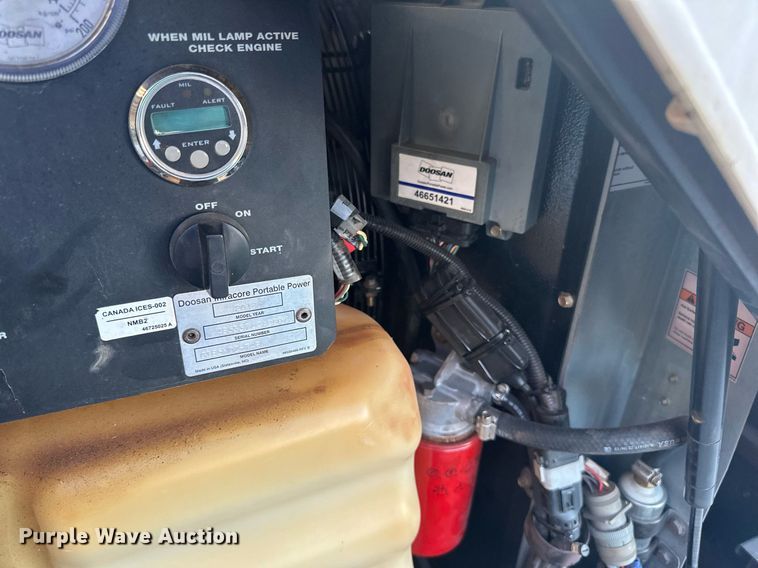 image for item LR9528 2018 Doosan  C185 air compressor