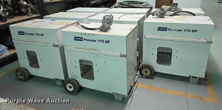 image for item LW9943 (8) L.B. White Premier 170 DF heaters